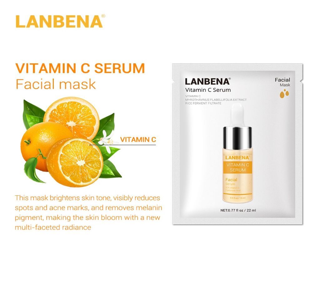 LANBENA Vitamin C Serum Facial Mask