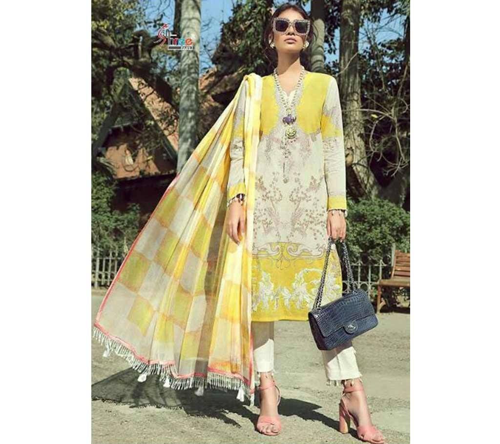 Sana Safinaz premium silk collection vol 2 By shree Fabs suits 6516 Unstitched Three Piece - Copy