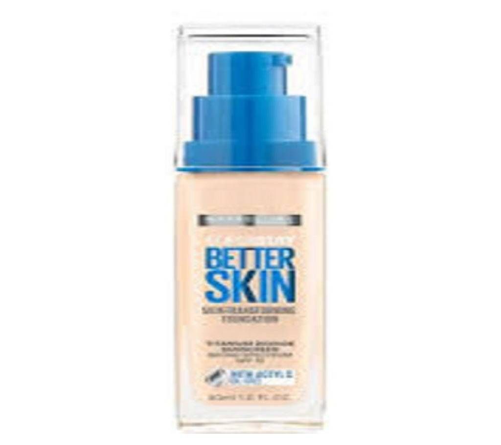 Maybelline SuperStay Better Skin-Transforming Foundation 010 Ivory-50ml (USA)