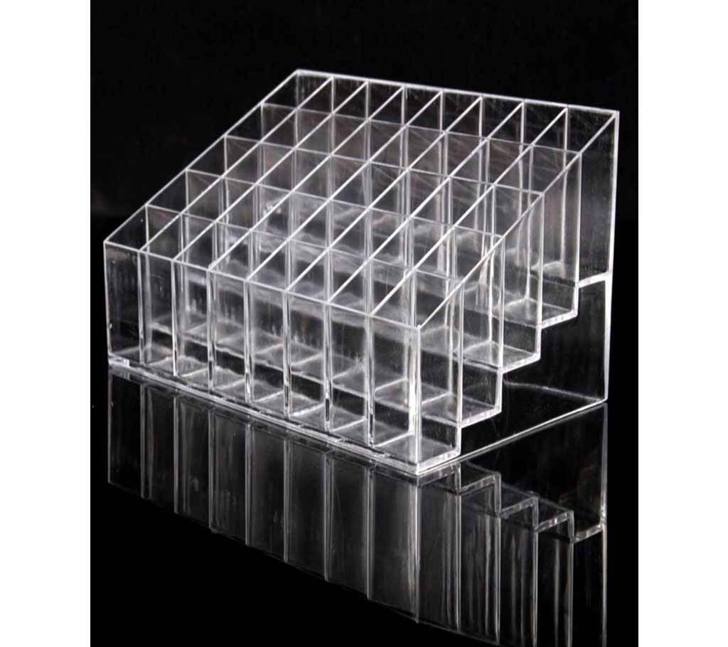 Clear Acrylic 40 Lipstick Holder Stand 
