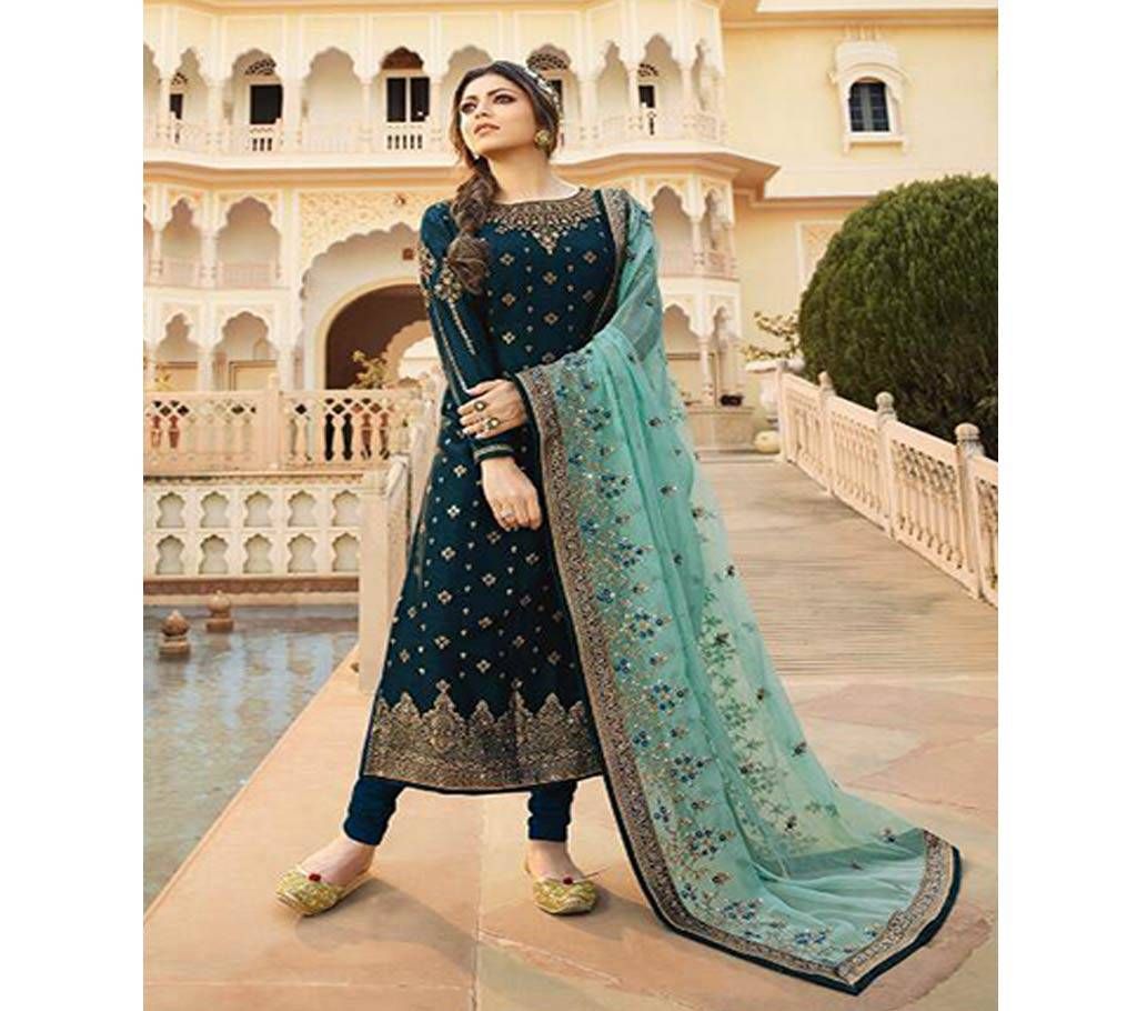 Unstitched Georgette Salwar Kamiz Suit 