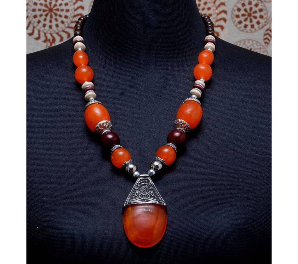 ladies zinc alloy and bead setting pendant 
