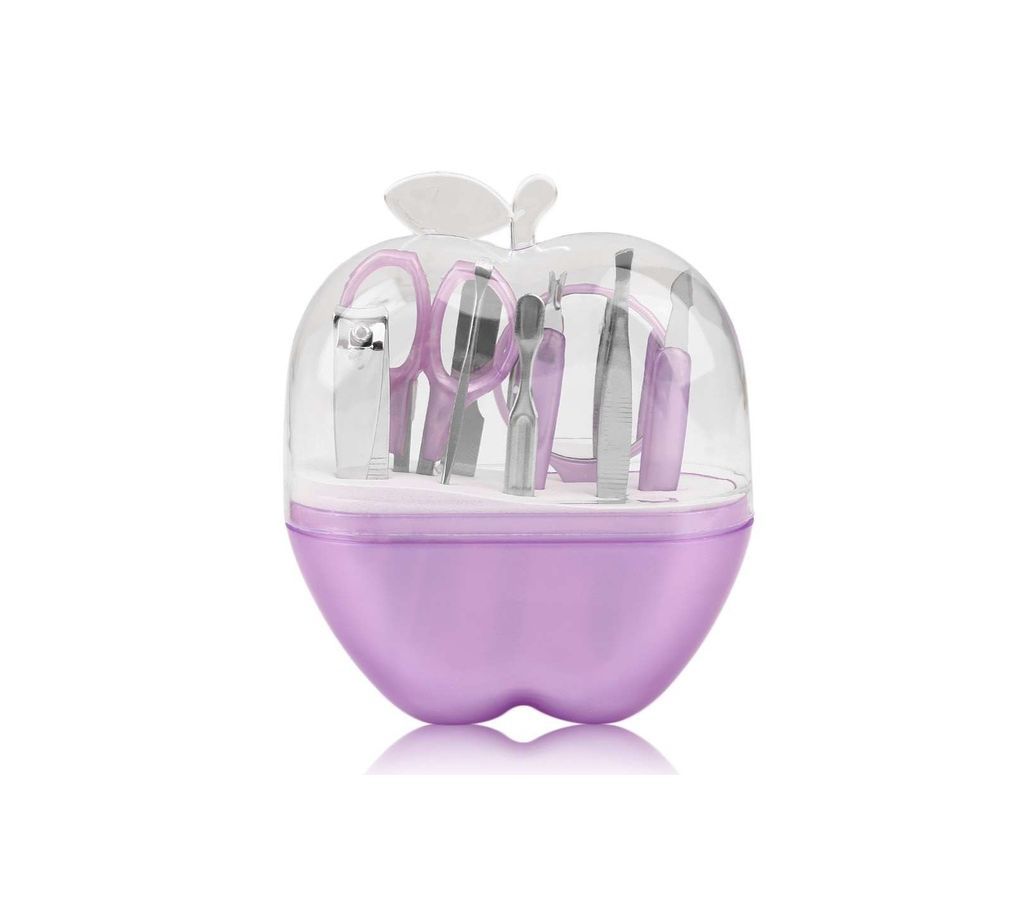 Apples Shape Stainless Steel 8 Pcs Manicure Set