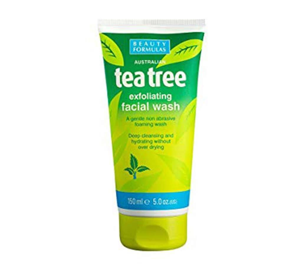 Tea Tree Exfoliating Facial Wash For Women- 150ml-UK