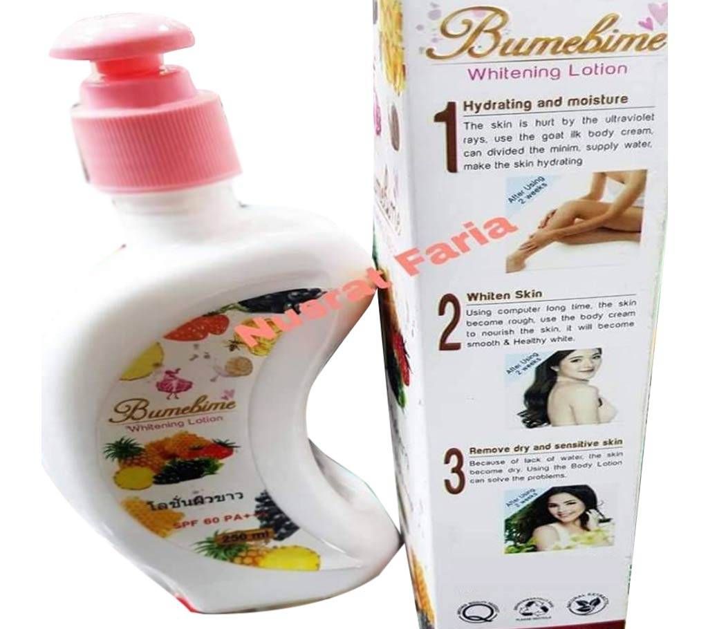Bumebime Whitening Body Lotion-250ml-Thailand 