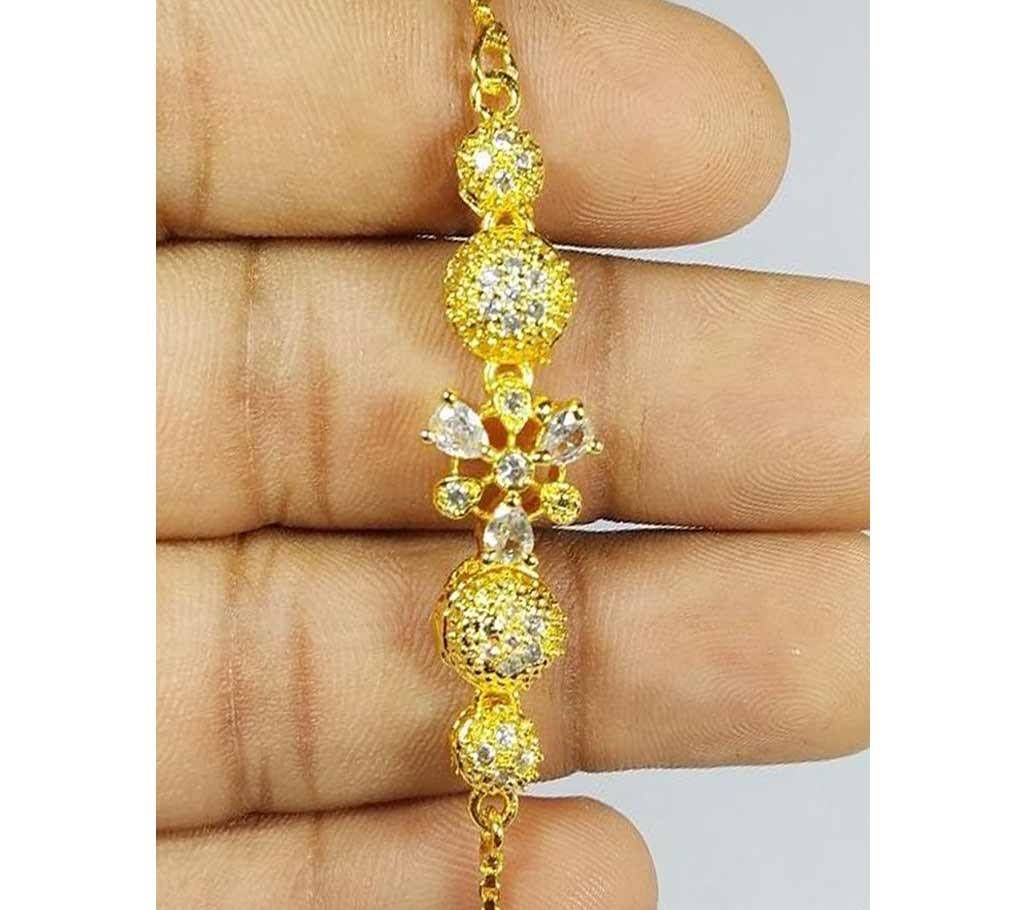 Womens Gold Plated Bracelet with Stone  156  RPB