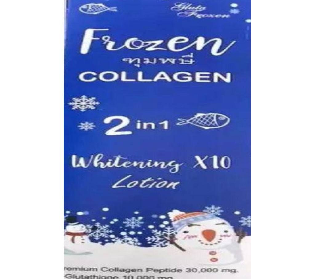 Frozen Collagen Body Lotion 2 in 1 Whitening x10 Lotion-350ml-Thailand 