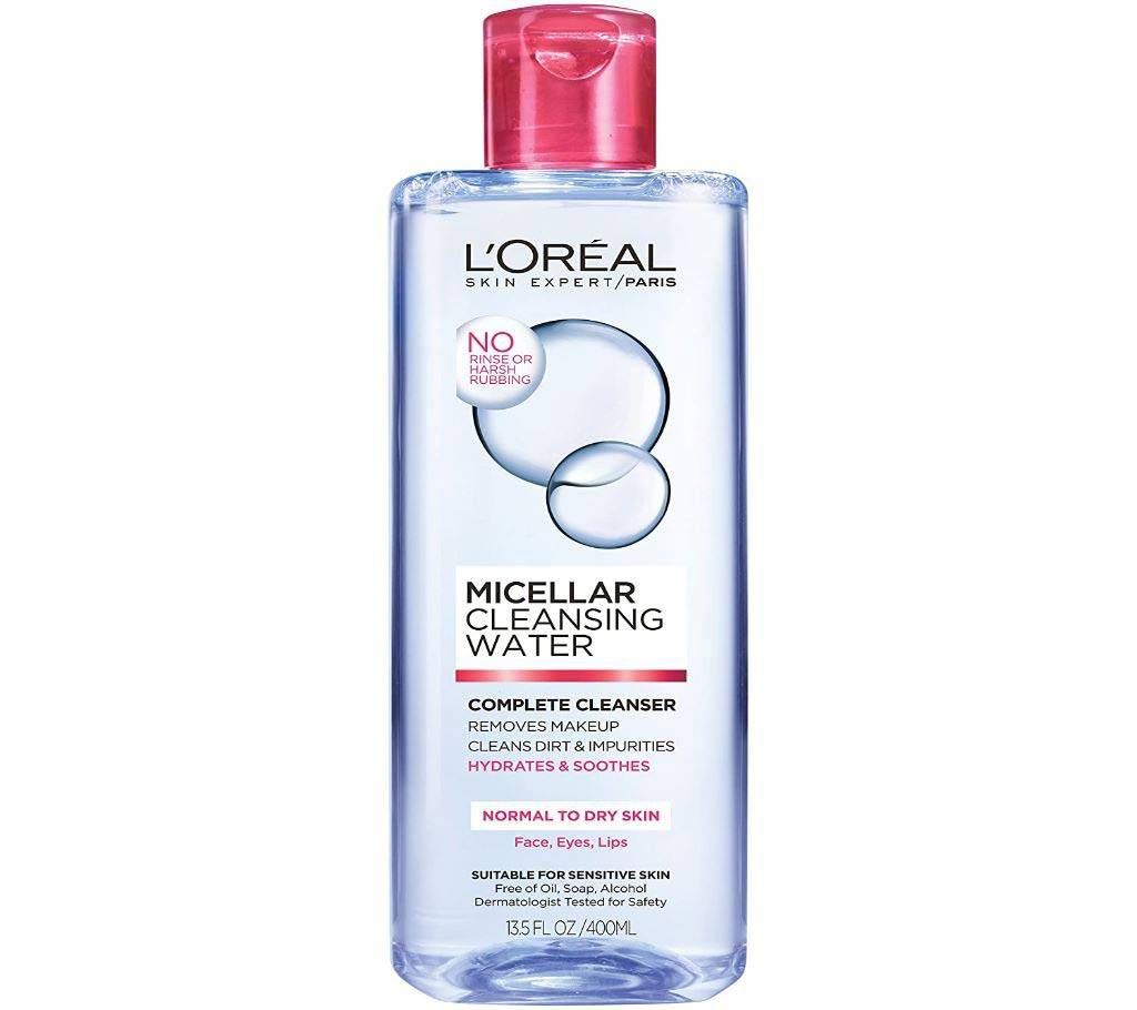 Loreal  Micellar Water Normal to Dry Sensitive Skin  (400ml)-France