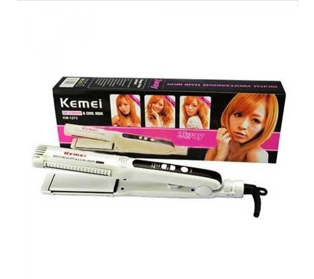 Kemei 3 in 1 KM-1273 hair straightener 