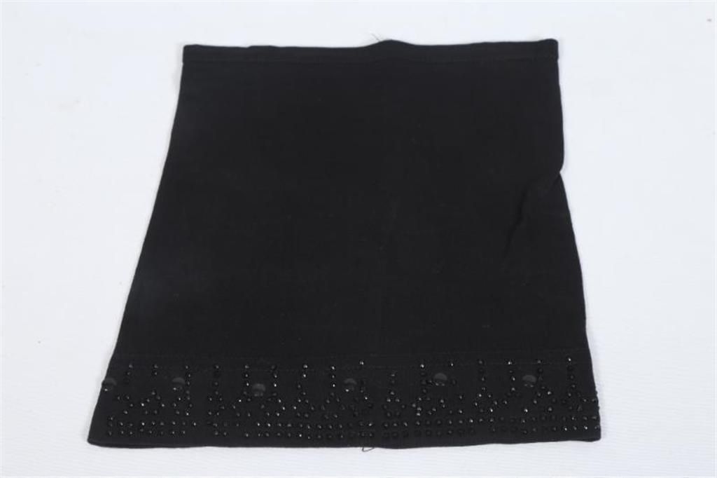 Black Cotton Tube Hijab Cap