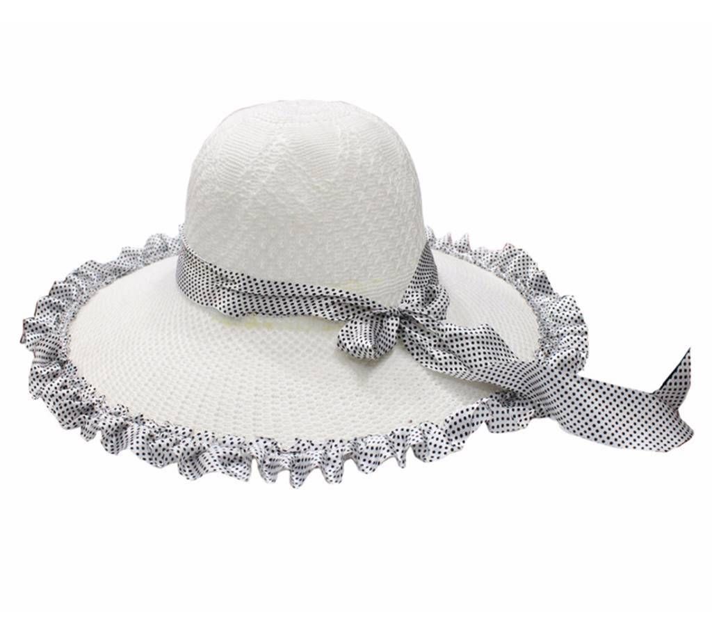 Ladies Queen Cap - White
