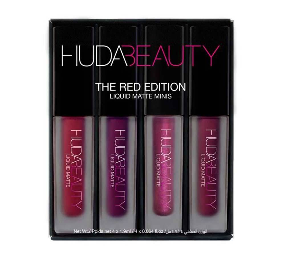 Huda Beauty lipstick- red edition 
