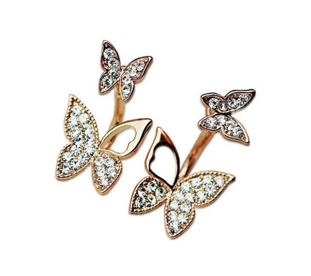 Butterfly Shaped Stone Earrings