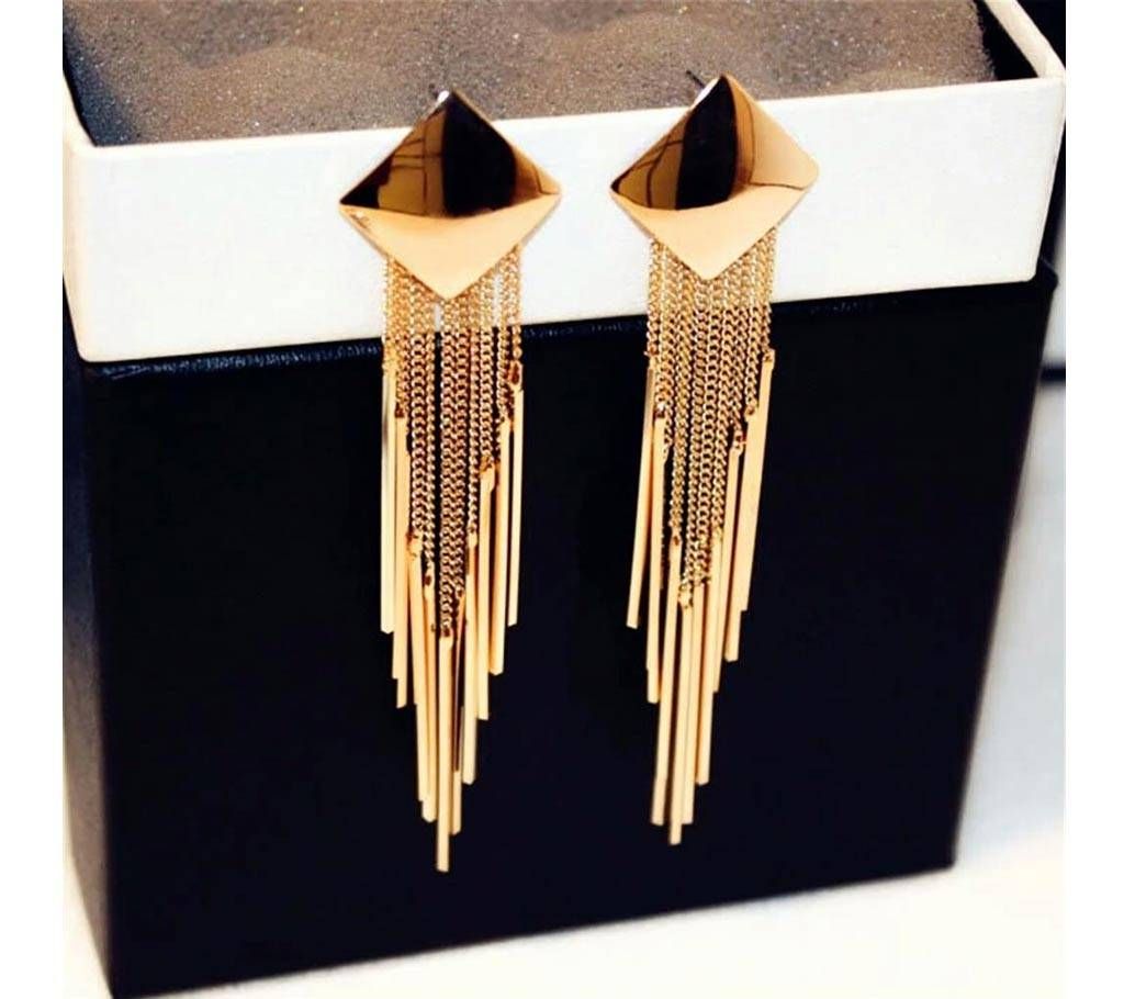 Metal teasel ear ring 