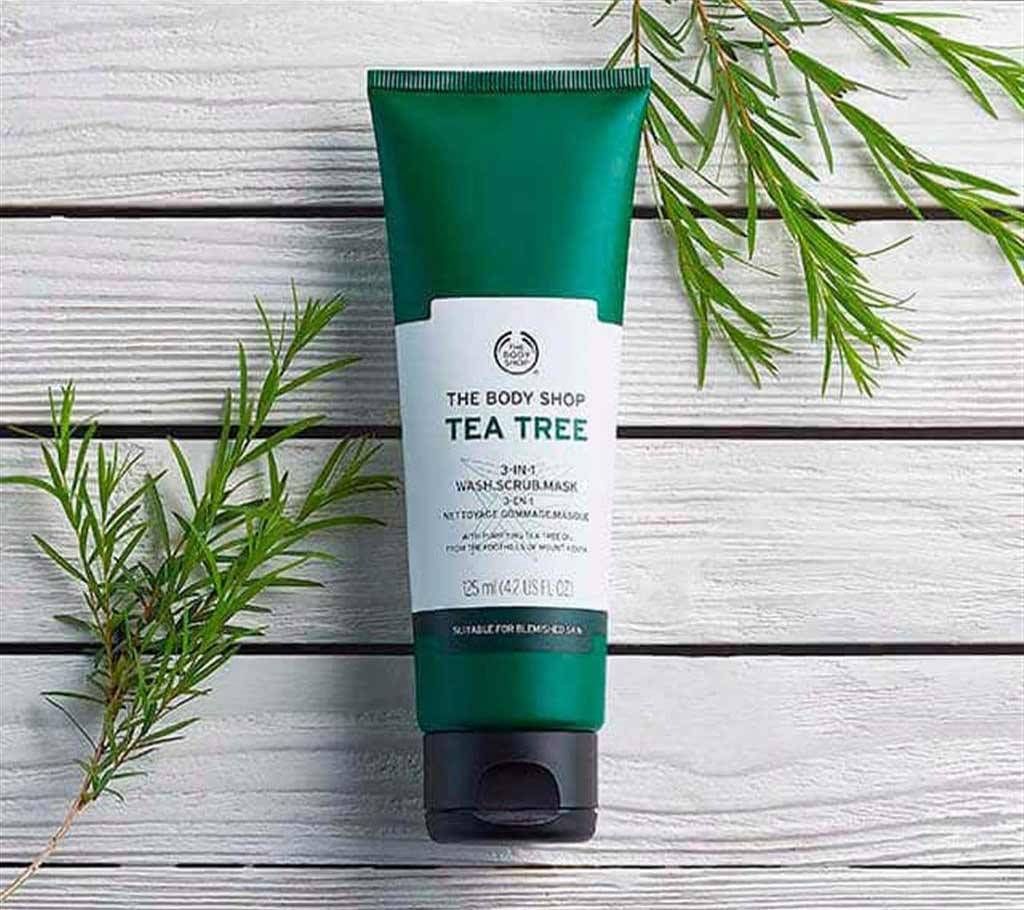 Tea Tree 3-in-1 Wash,Scrub,Mask