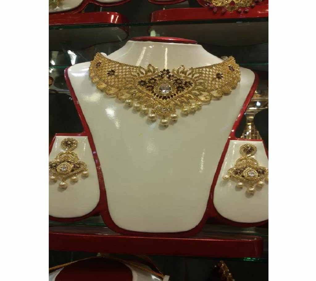 Diamond Cart Necklace Set