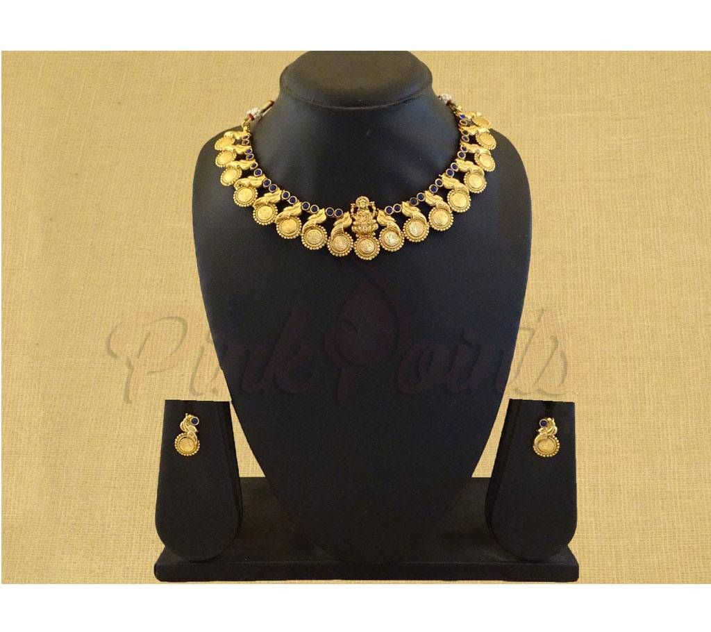 Laxmi Ji Style Coin Necklace Sets (by Pink Point - CN-156-95)