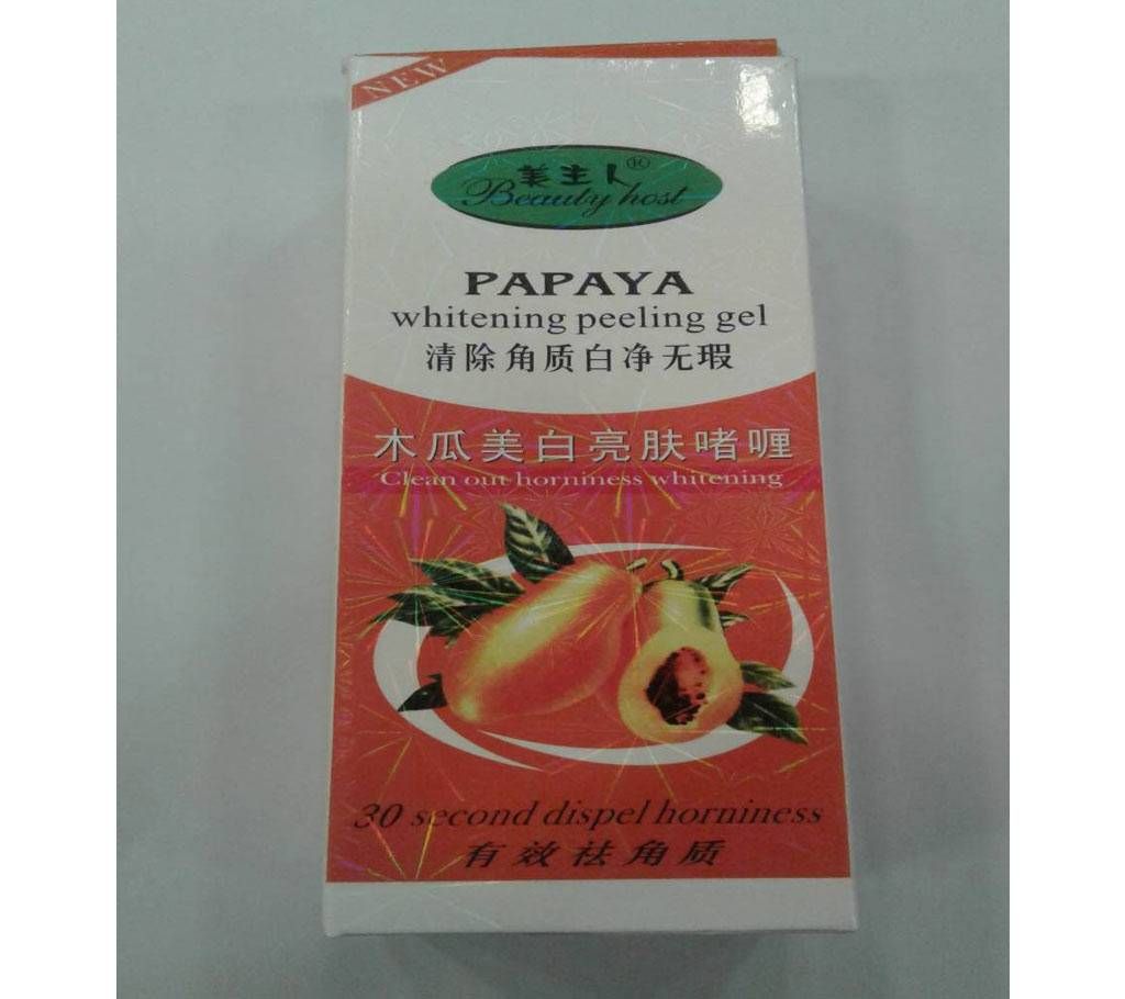 Papaya whitening peeling gel China 