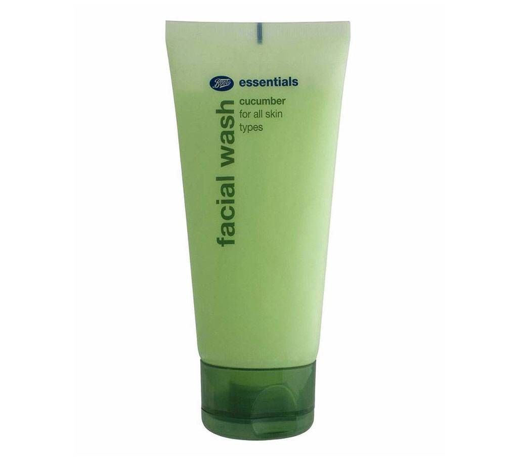 Boots Essentials cucumber facewash UK
