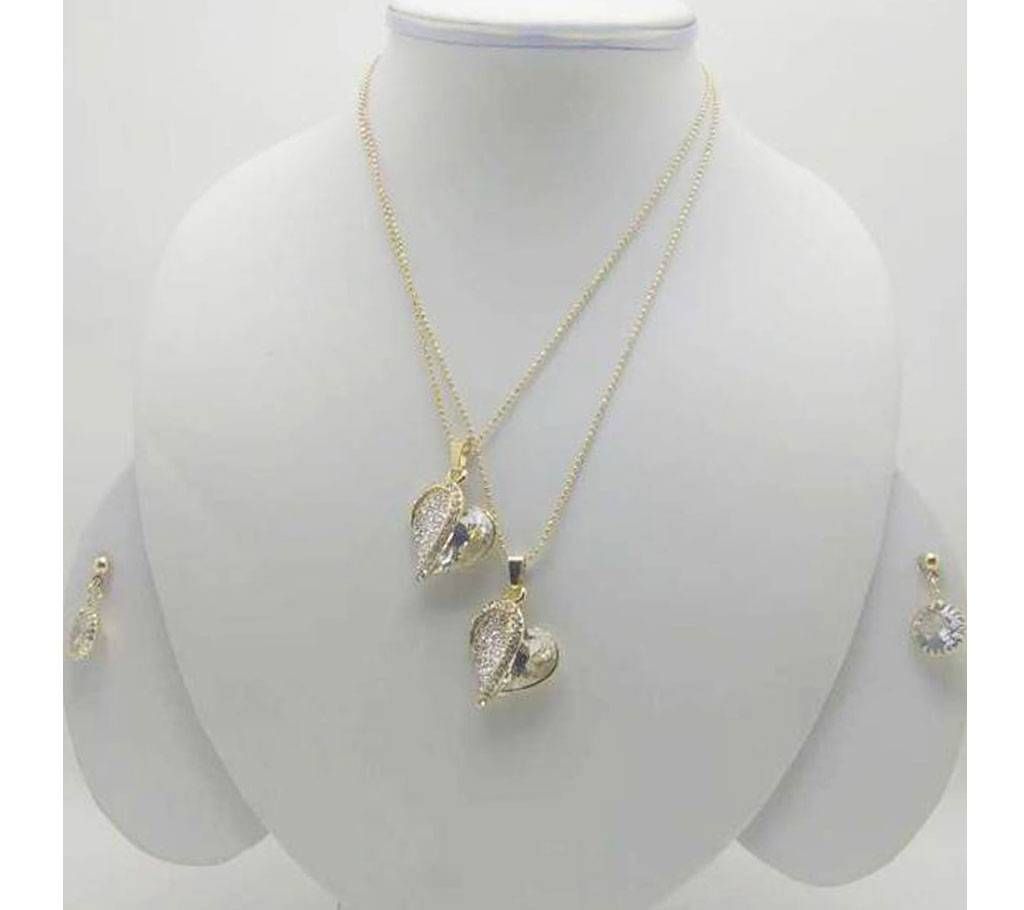 Double Love Shape Locket