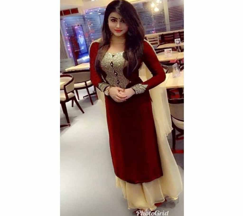 Georgette With Karchpi Work