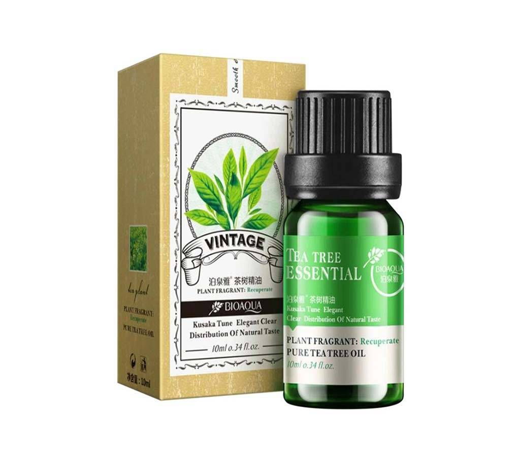 Pure Natural Plant Flowers Pure Essential Tea Tree Oil - 10 ml Korea 
