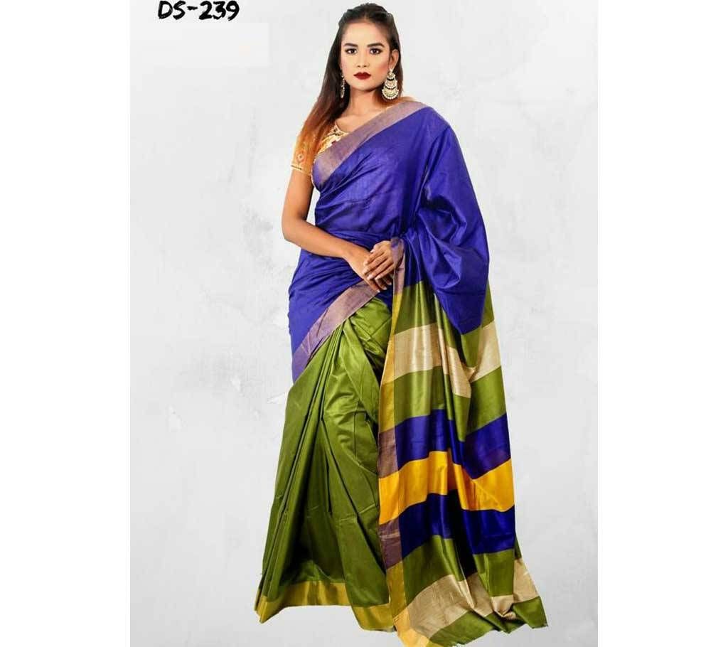 Coton silk Saree With Blouse