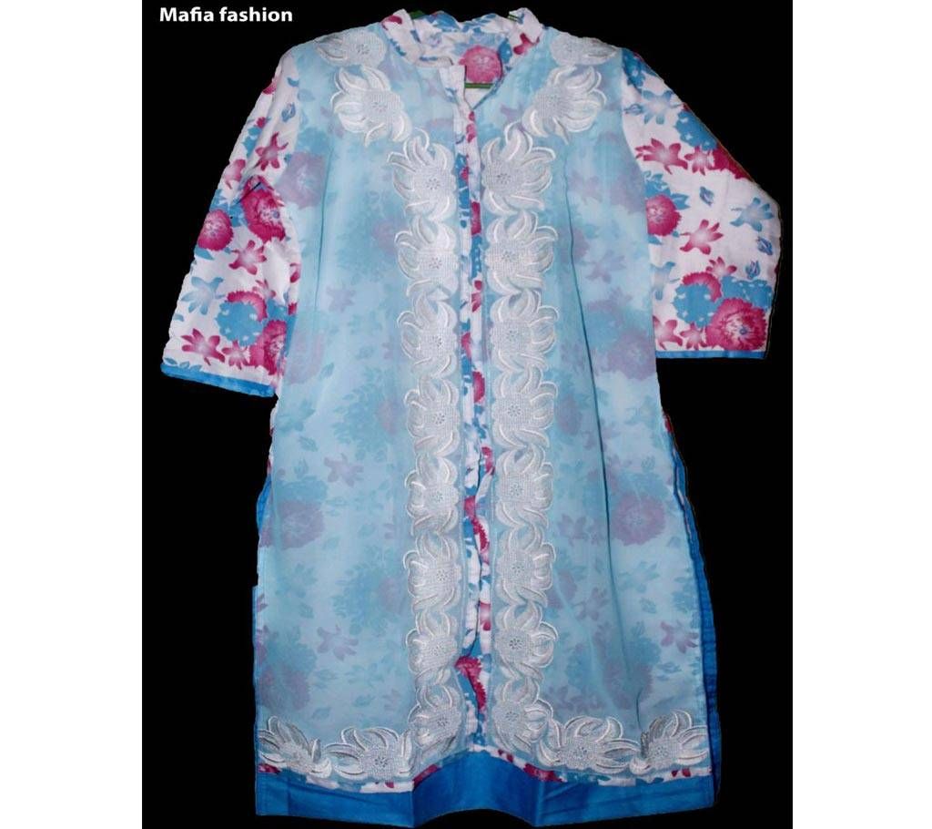 Stitched Silk Lanin Kurti 