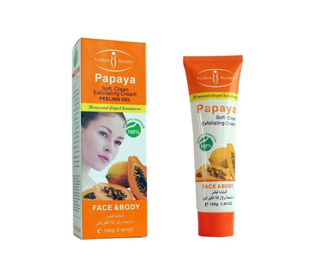 Papaya Essence Exfoliating Cream Scrub Peeling Gel - 100 g