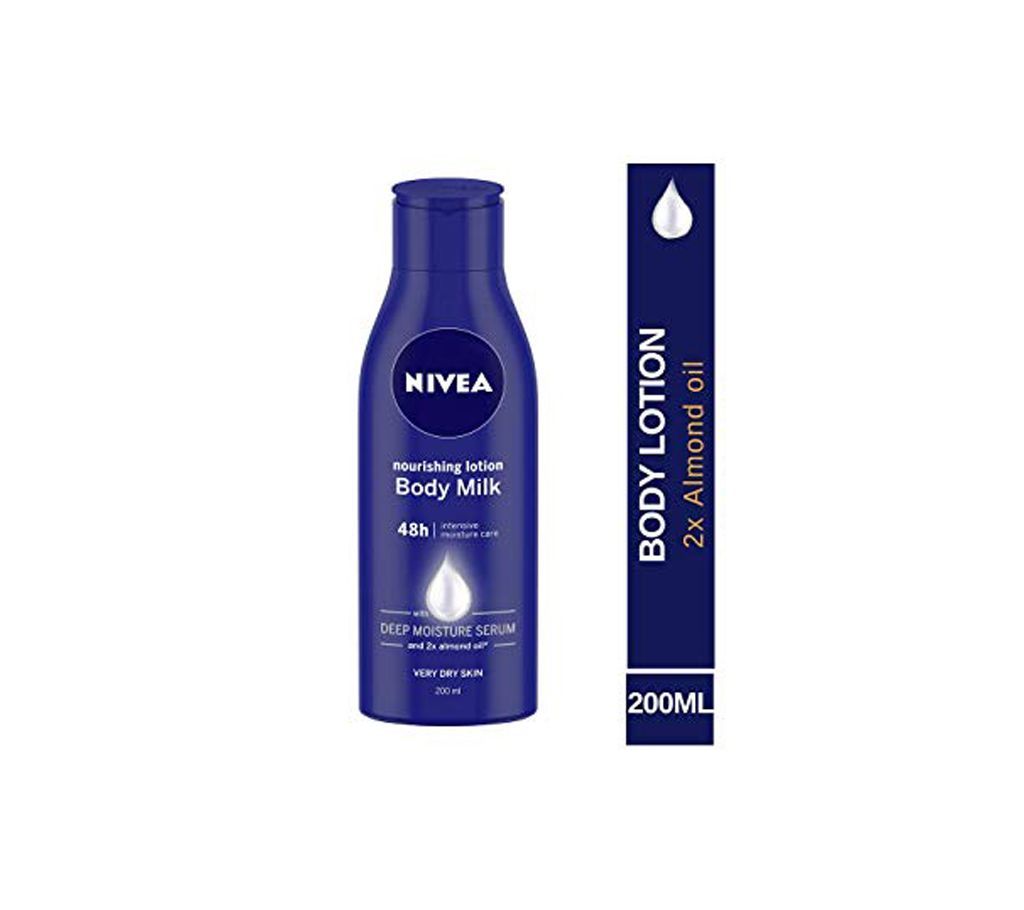 NIVEA Body Milk for Very Dry Skin 200ml INDIA