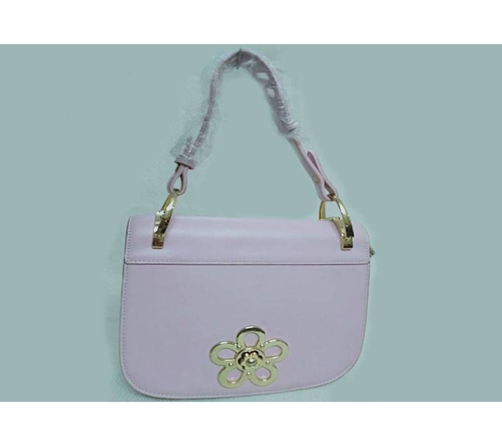 Pink Color Artificial leather bag