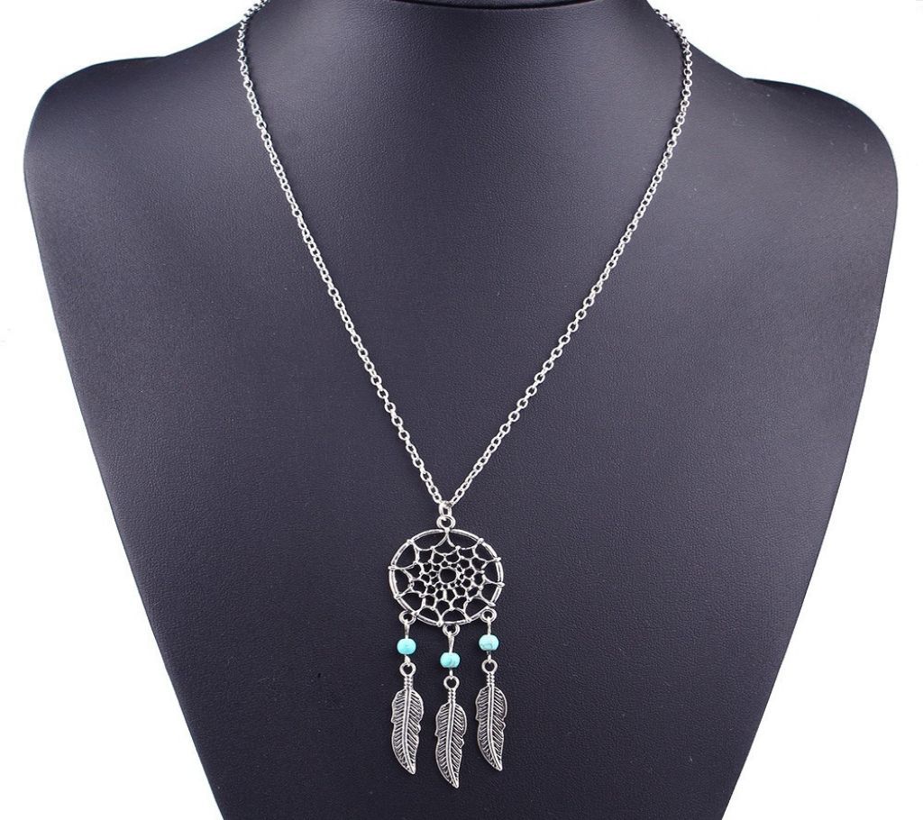 Catcher Pendant Necklace Trendy Maxi Necklace