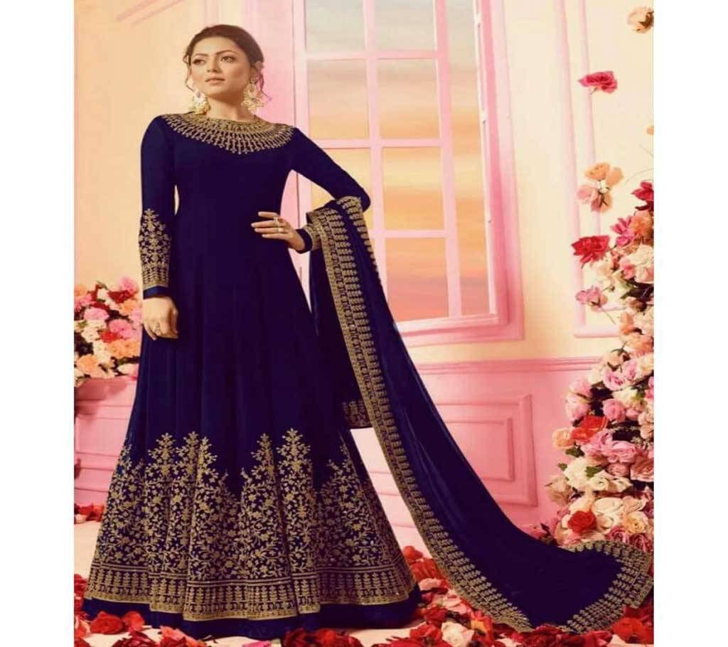 Semi Stitched Georgette Gown 