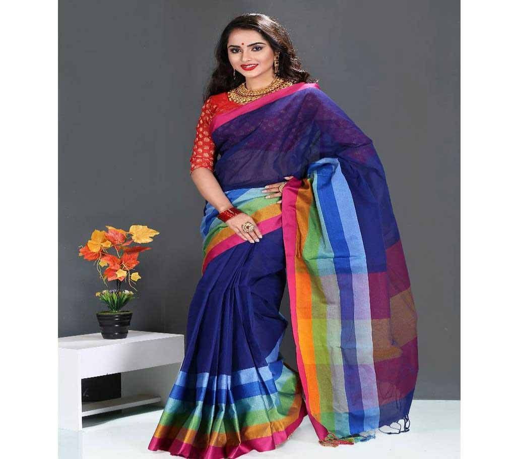 Cotton Saree For Woman with Blousepiece Bois-267 