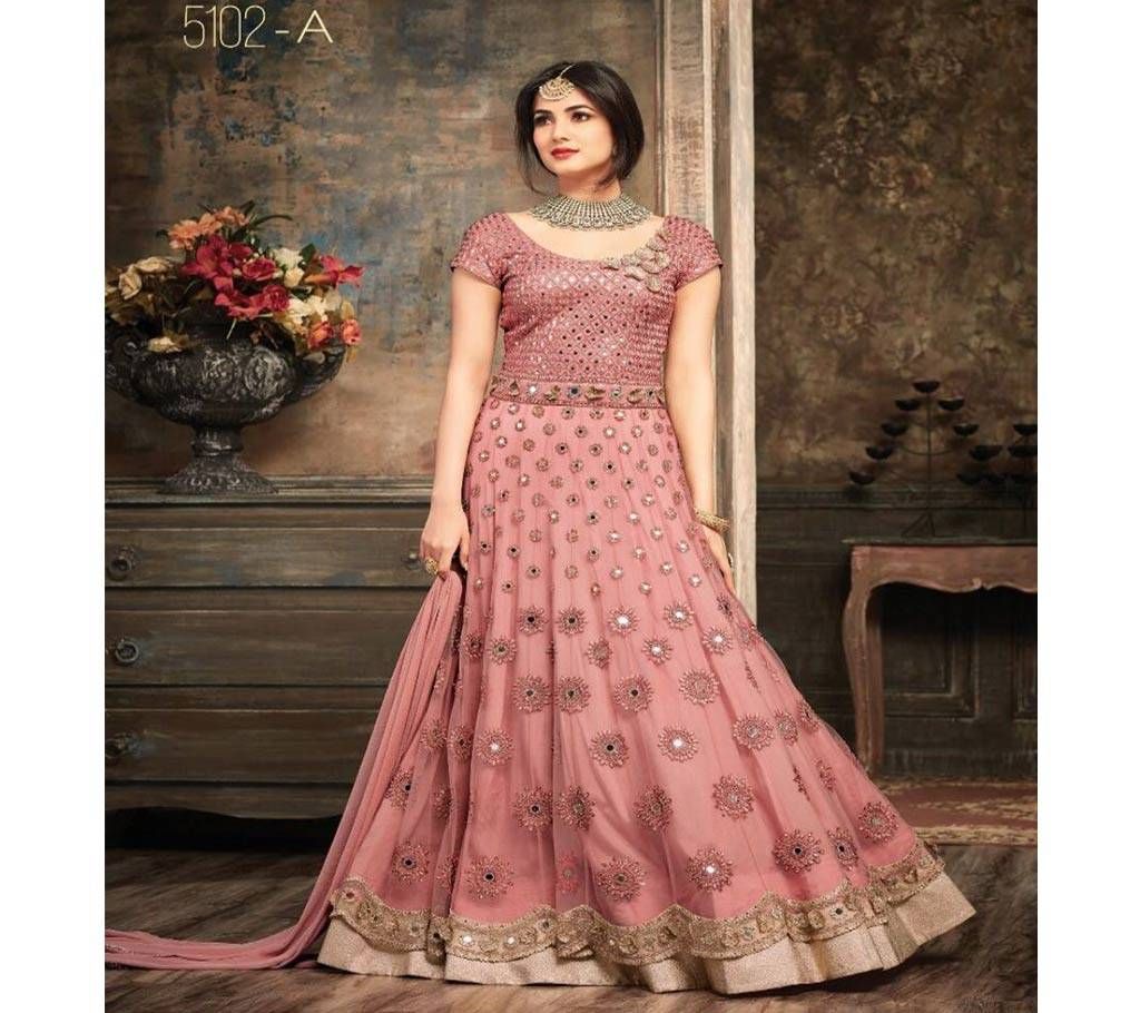 Georgette embroidery anarkali Gown Suit for woman
