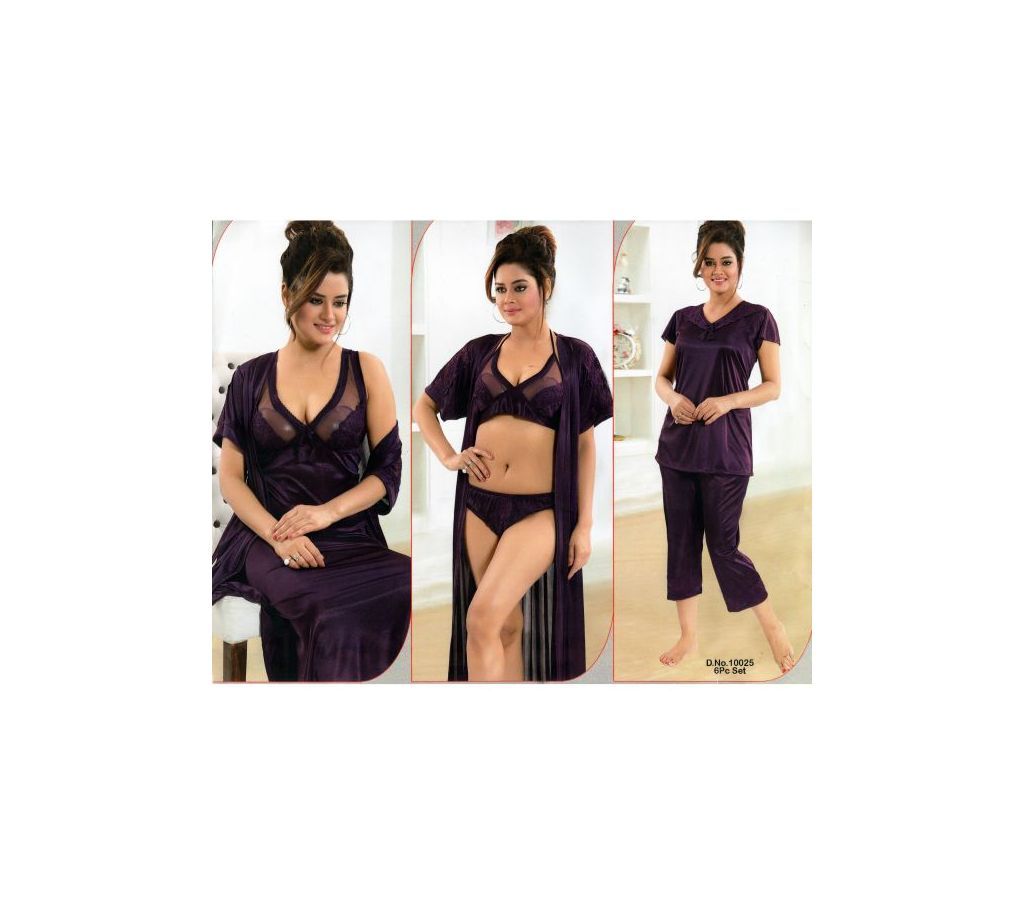 Fashionable Six Part Nighty-10025