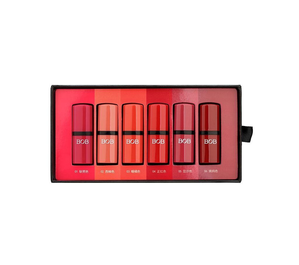 bob 6pcs lipstick set