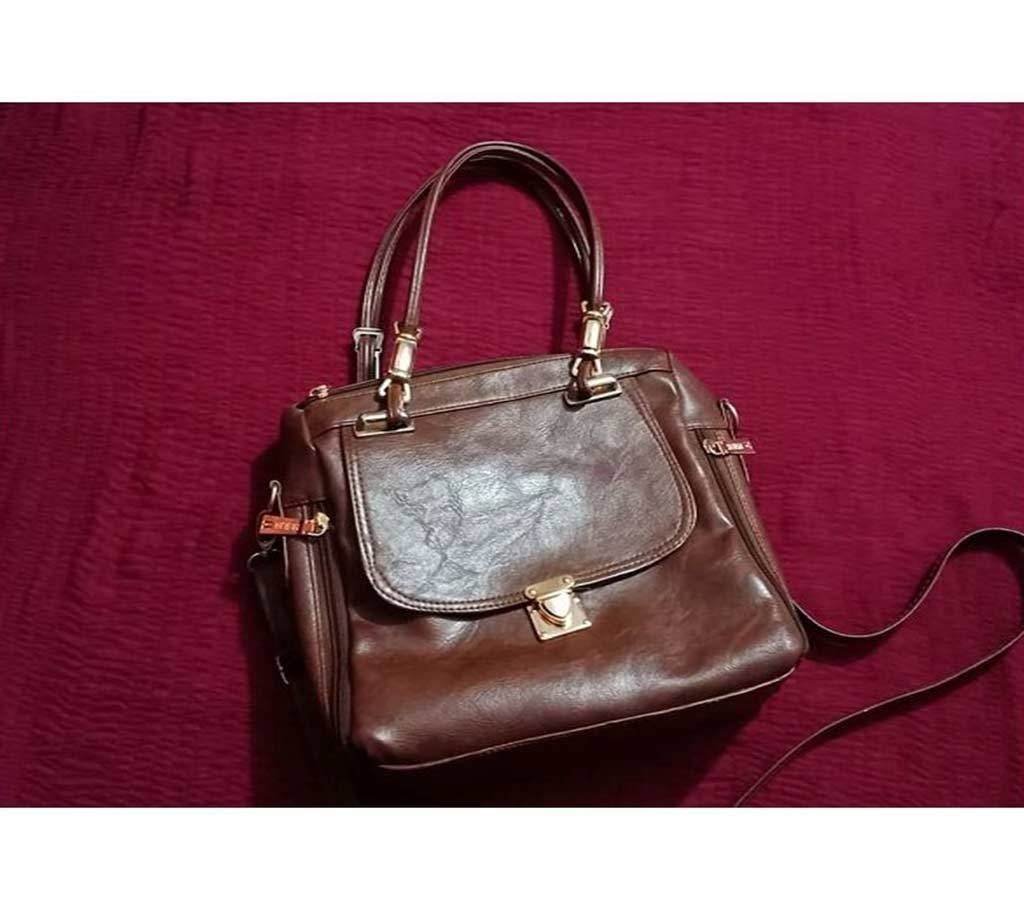 Women PU Leather Big Shoulder Handbag