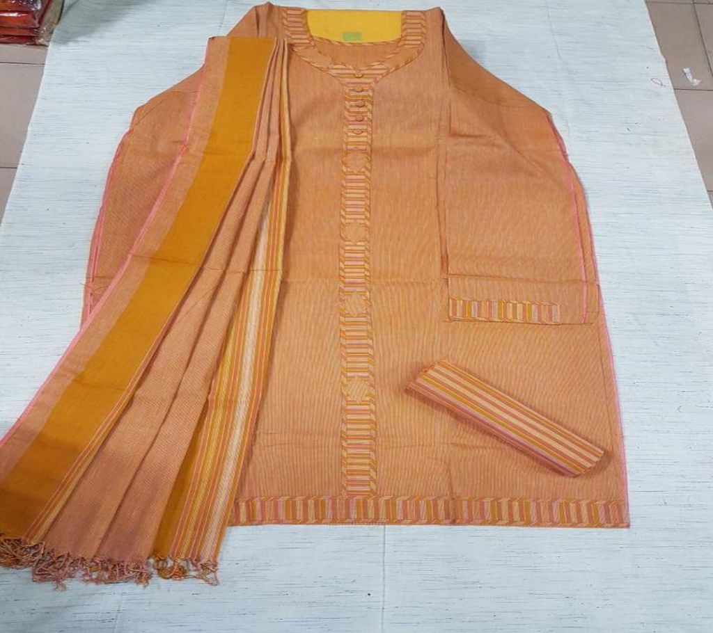 Jamdhani Cotton with Design Shalwer Kameez for Women-5