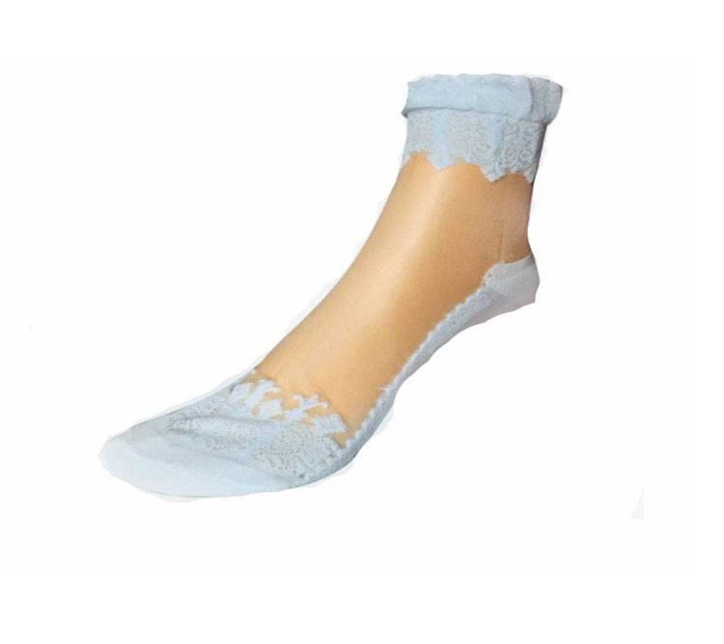 Sky blue socks