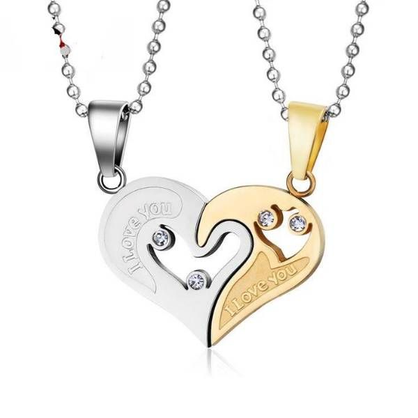 I Love You Couple Pendant - 40% OFF