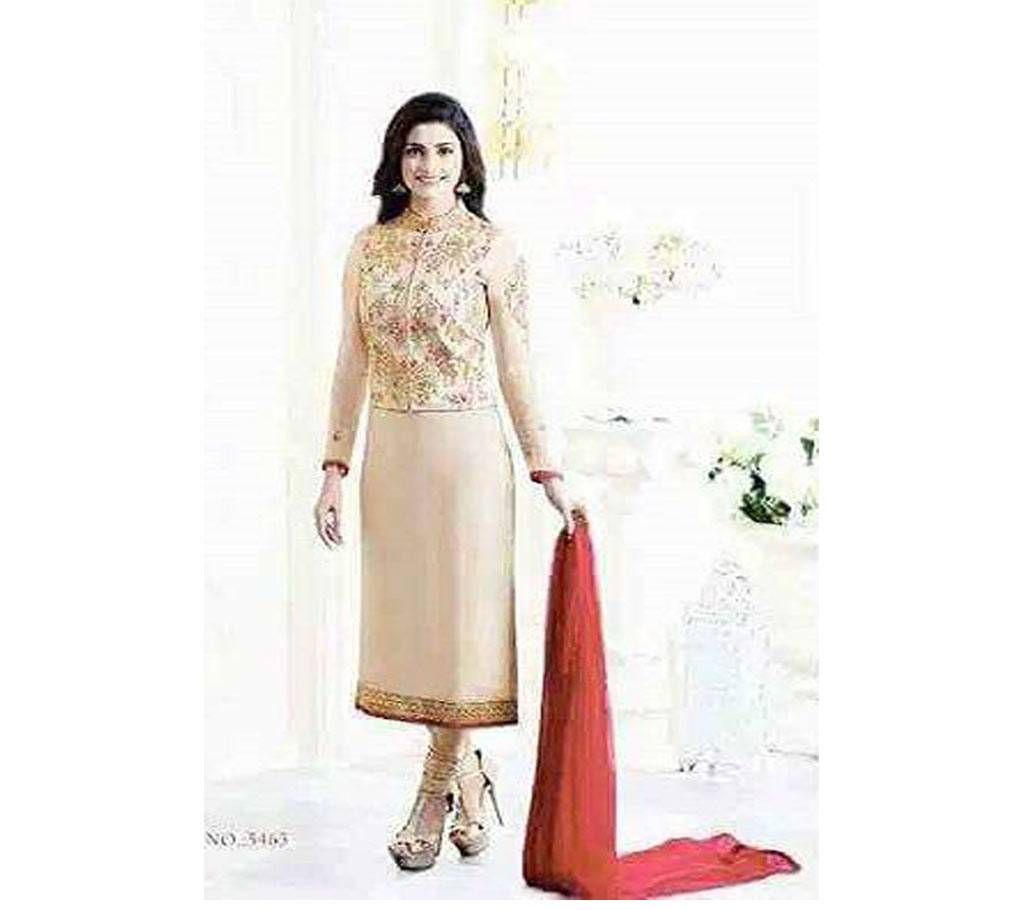 Indian Soft Georgette Embroidery Three-pcs (Copy)