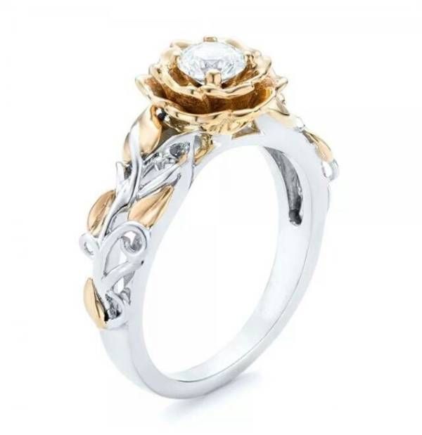 swarovski 2 color exclusive finger ring
