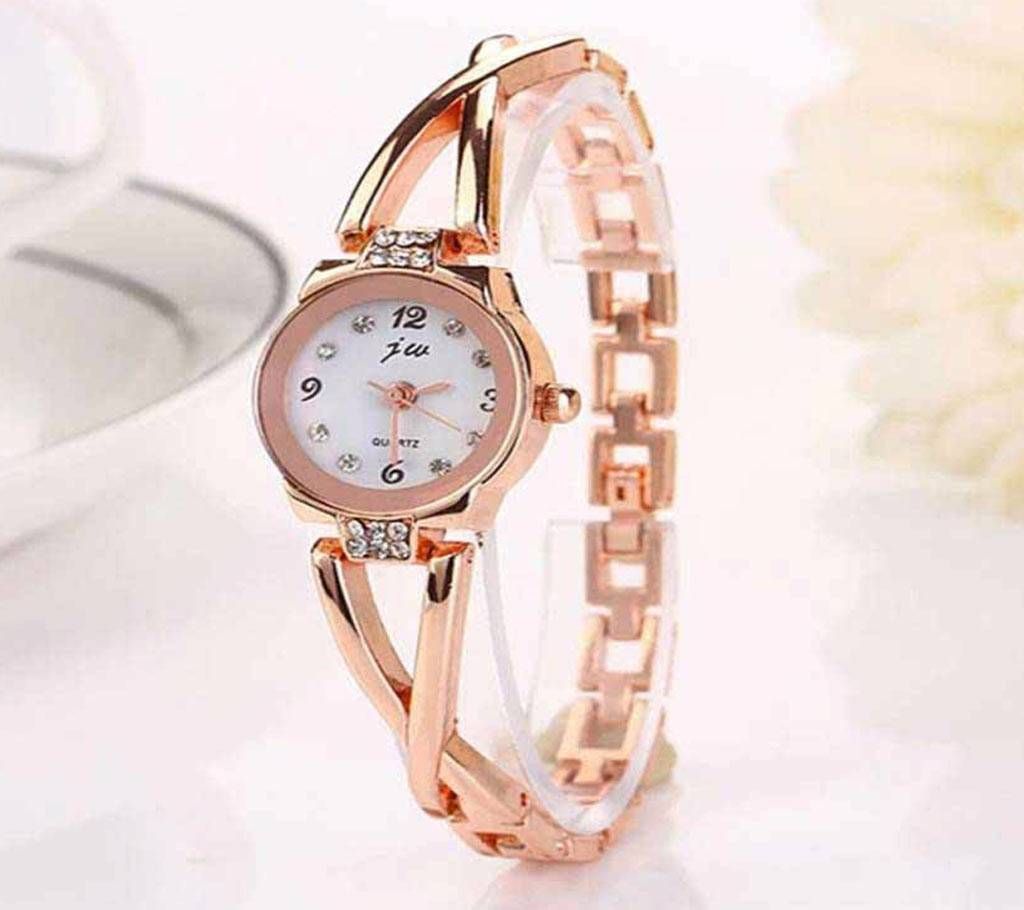 Rose Gold Recept Watch for Women