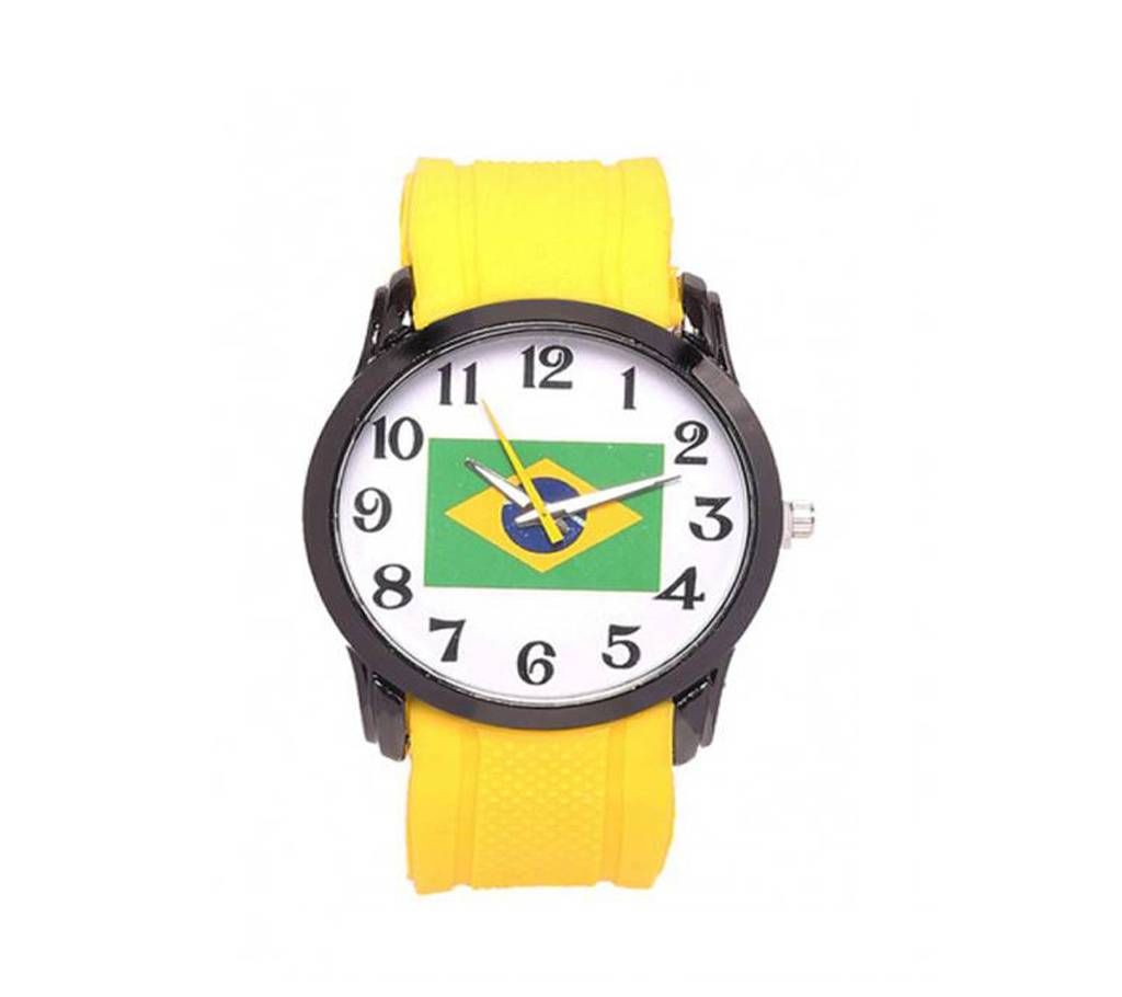 Brazil Flag Design Watch