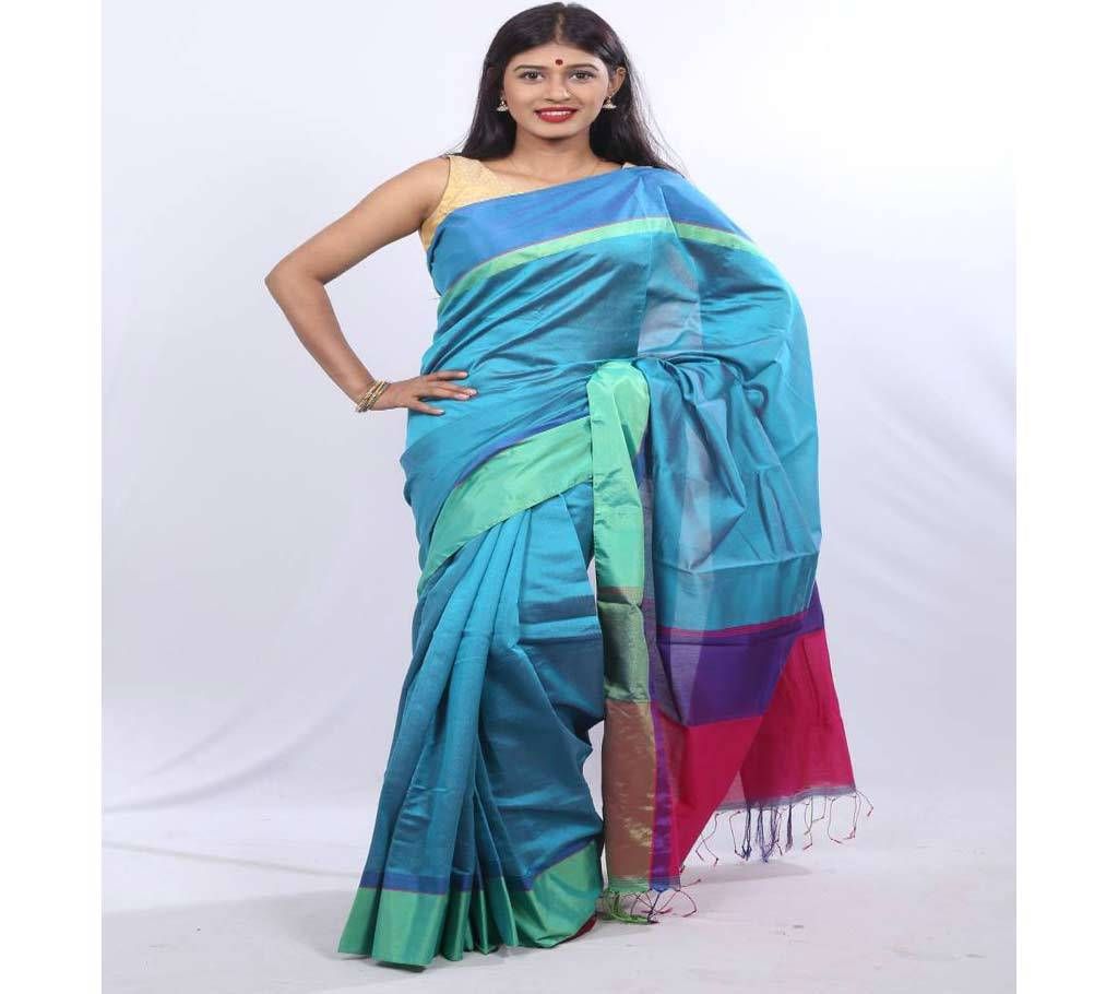 Tangail silk saree with blouse piece