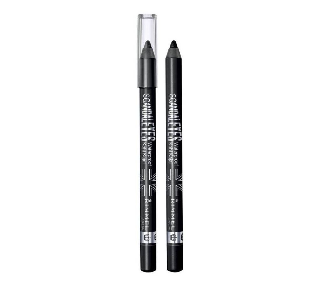 Rimmel Scandal Eyes Waterproof Kohl Eye Liner Black USA 