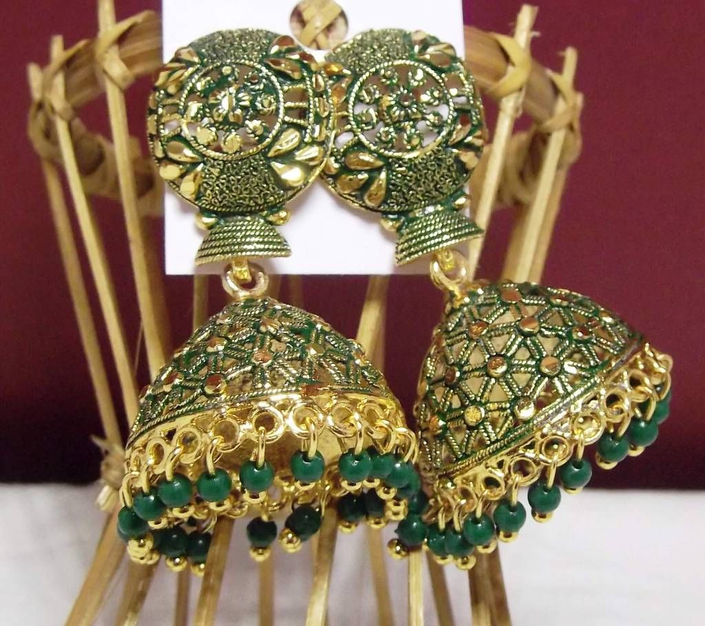 Metal Brass Jhumka Earring 
