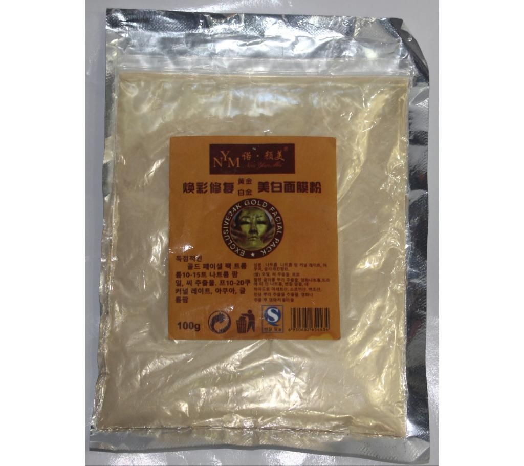 gold facial pack 100 gm China