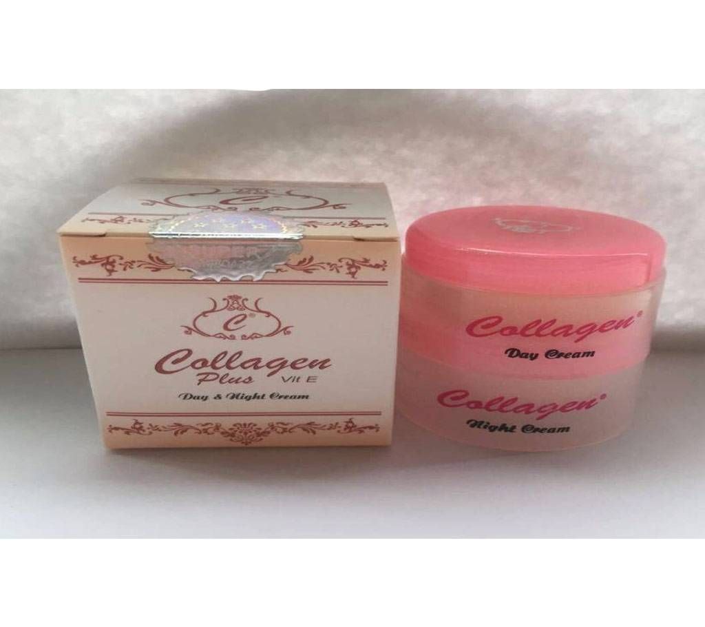 Collagen Plus Vit E day & night cream beauty whitening cream 45g Thailand